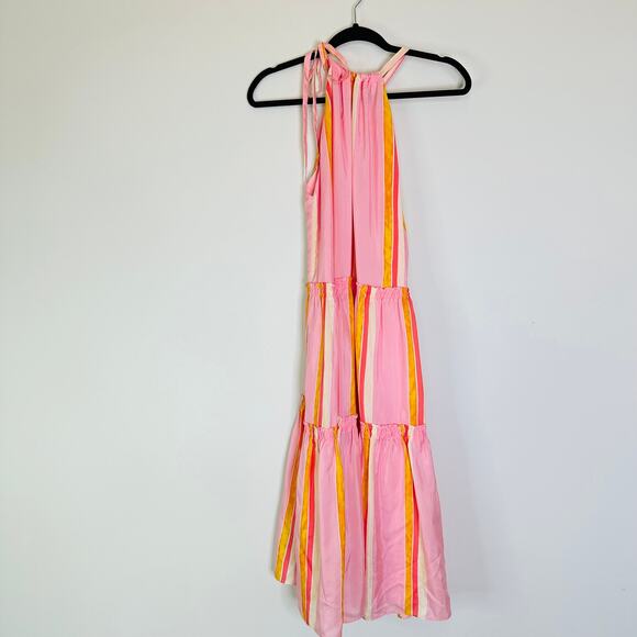 Club Monaco Amirra Silk midi Dress - Picture 4 of 11